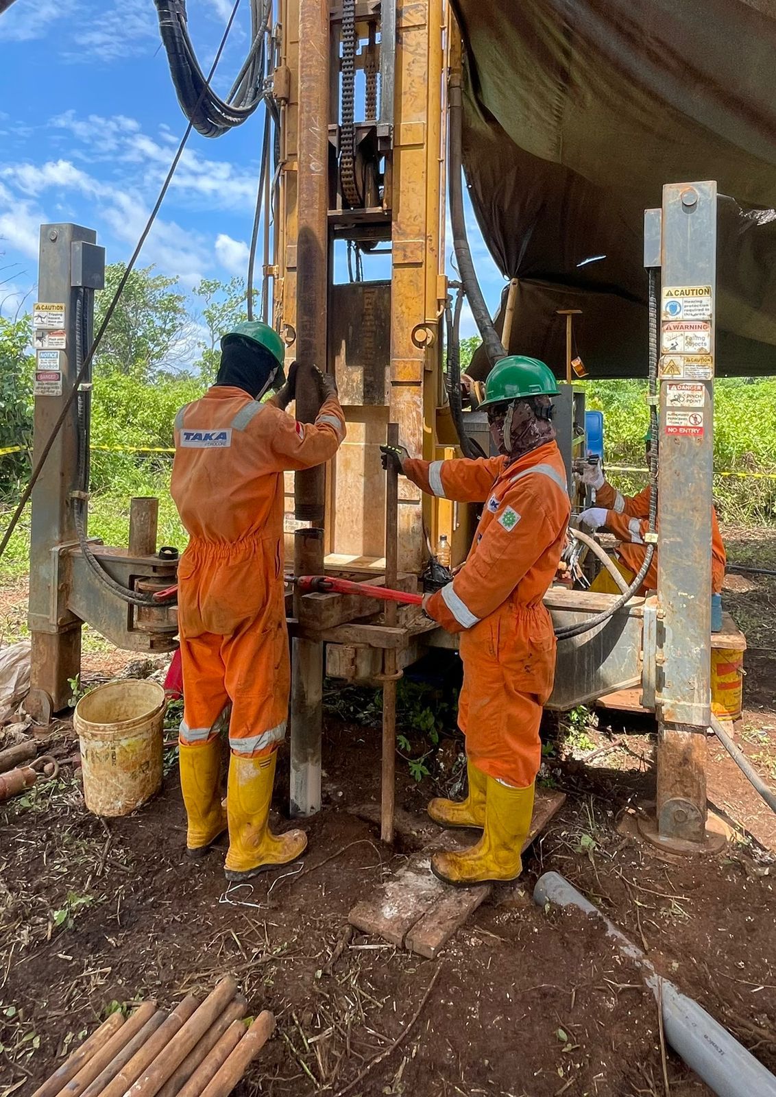 Exploratory drilling operation